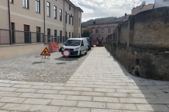 Pavimentazione centro storico Donori